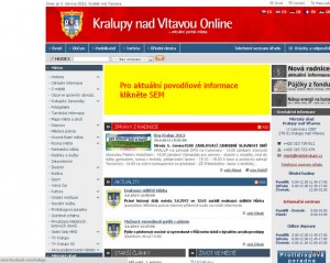 Web Kralupy nad Vltavou